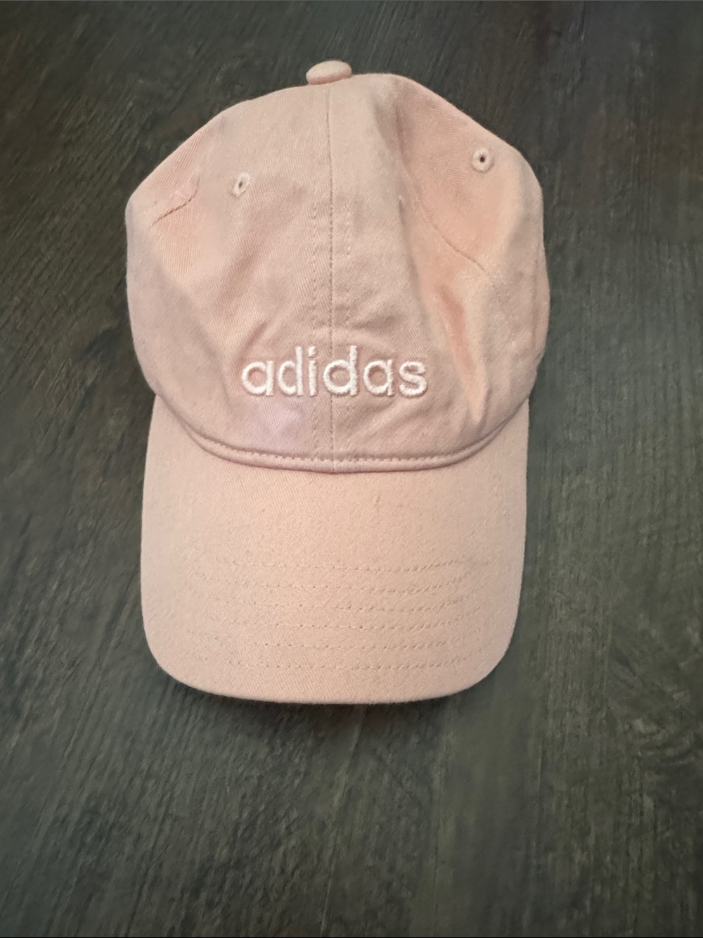 adidas Kids Blush Pink Dad Hat with Embroidered Logo